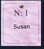 N: 1     Susan