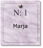N: 1     Marja