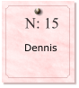 N: 15     Dennis